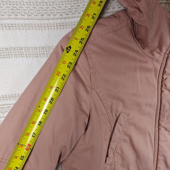 Sebby Pink Hooded Winter Coat Juniors M (Women’s XS/S) Warm Lined Jacket - Picture 7 of 11